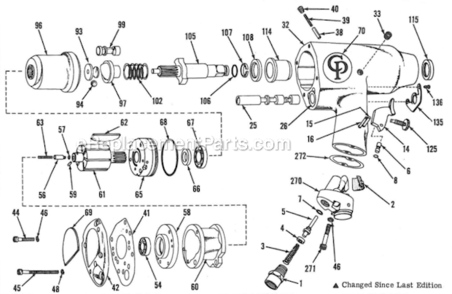 Part Location Diagram of P083071 Chicago Pneumatic O-ring